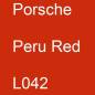 Preview: Porsche, Peru Red, L042.